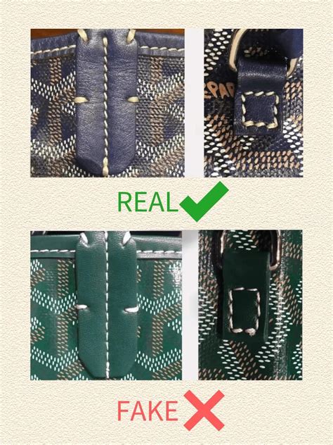 replica goyard senat|how to identify a fake goyard.